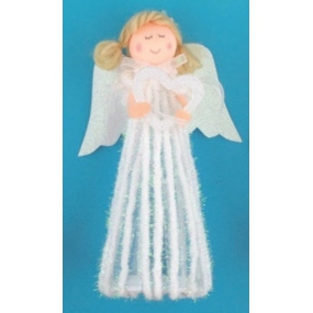 Anjel v sukni na postavení 20 cm č.2