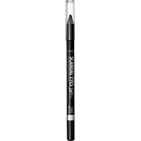 Rimmel London Scandaleyes Kohl Kajal vodeodolná ceruzka na oči 001 Black 1,3 g
