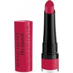 Bourjois Rouge Velvet The Lipstick rúž 09 Fuchsia Botte 2,4 g