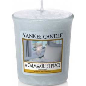 Yankee Candle A Calm & Quiet Place - Pokojné a tiché miesto vonná sviečka votívny 49 g