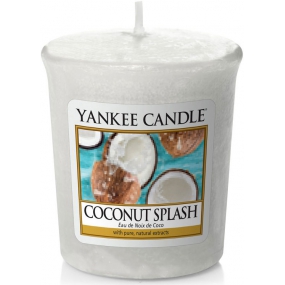 Yankee Candle Coconut Splash - Kokosové osvieženie vonná sviečka votívny 49 g