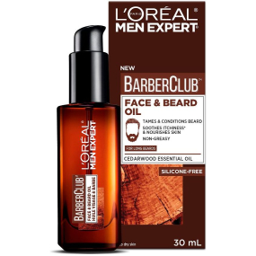 Loreal Paris Men Expert BarberClub Long Beard & Skin Oil olej pre bradu a pleť 30 ml