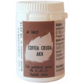AKH Coffea Crude homeopatický doplnok stravy pomáha k sústredeniu, proti bolesti, búšenie srdca 60 tabliet