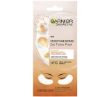 Garnier Moisture + Fresh Look povzbudzujúci textilné maska na oči 15 minútová so šťavou z pomaranča a kyselinou hyalurónovou 6 g