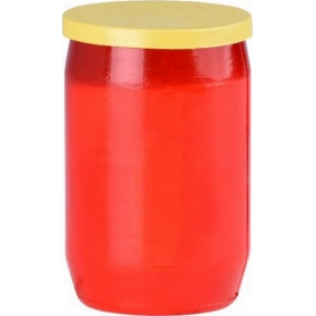 Admit Hřbitovný olej sviečka červená žltý uzáver 29 hodín 100 g