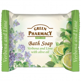 Green Pharmacy Verbena, Limetka a Olivový olej toaletné mydlo 100 g