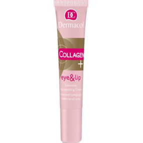 Dermacol Collagen Plus Intensive Rejuvenating intenzívny omladzujúci krém na oči a pery 15 ml