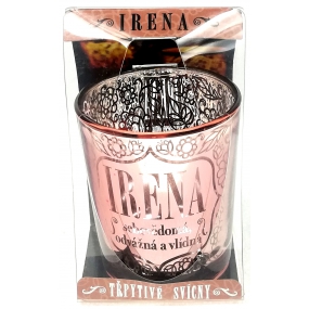 Albi Trblietavý svietnik zo skla na čajovú sviečku IRENA, 7 cm