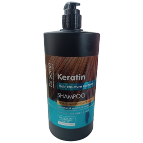 Dr. Santé Keratín Hair regeneračné a hydratačné šampón pre krehké lámavé vlasy bez lesku 1 l
