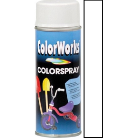 Color Works Colorsprej 918517 biely lesklý alkydový lak 400 ml