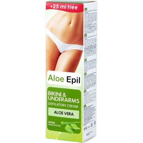 Aloe Epil Bikini & podpazušie depilačný krém pre oblasti podpazušia a bikín 125 ml
