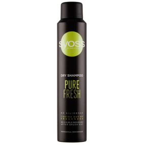 Syoss Pure Fresh vegan, bez silikónov suchý šampón 200 ml