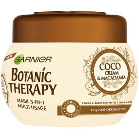 Garnier Botanic Therapy Coco Cream & Macadamia vyživující maska pro suché vlasy bez lesku 300 ml