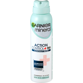 Garnier Mineral Action Control + Clinically Tested antiperspirant dezodorant sprej pre ženy 150 ml