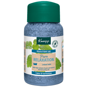 Kneipp Dokonalý odpočinok soľ do kúpeľa, zaháňa únavu a príjemne uvoľňuje telo 500 g