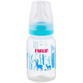 Baby Farlin Dojčenská fľaša štandardnej 0+ mesiacov modrá 140 ml AB-41011 B