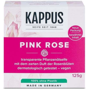 Kappus Pink Rose - Ruža Luxusné mydlo s prírodnými olejmi 125 g
