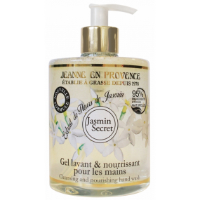 Jeanne en Provence Jasmin Secret - Tajomstvo Jasmínu umývací gél na ruky dávkovač 500 ml