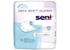 Seni Soft Super hygienické absorpčné podložky 4 kvapky, 60 x 60 cm 5 kusov