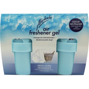 Akolade Air Freshener Fresh Linen solid gél osviežovač vzduchu 2 x 150 g