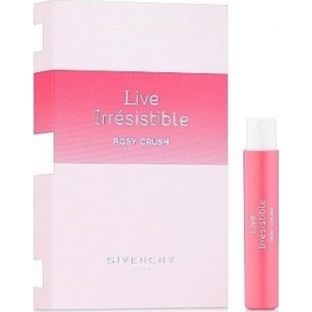 Givenchy Live Irrésistible Rosy Crush parfumovaná voda pre ženy 1 ml s rozprašovačom, flakón