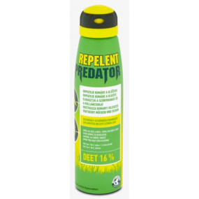Predator Repelent DEET 16% repelentný sprej odpudzuje komáre a kliešte 150 ml