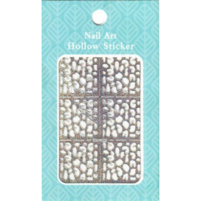 Nail Accessory Hollow Sticker šablónky na nechty multifarebné abstrakcie 1 aršík 129