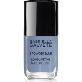 Gabriella salva Longlasting Enamel dlhotrvajúci lak na nechty s vysokým leskom 05 Powder Blue 11 ml