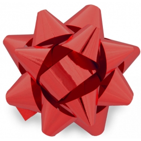 Nekupto Hviezdica strednej metal červená 6,5 cm HX 127 30