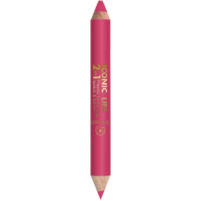 Dermacol Iconic Lips 2v1 rúž a kontúrovacia ceruzka č.03 10 g