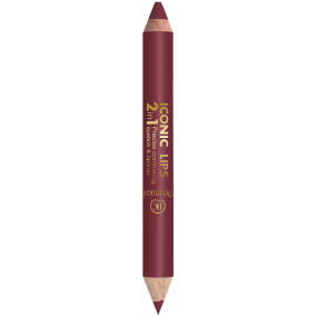 Dermacol Iconic Lips 2v1 rúž a kontúrovacia ceruzka č.06 10 g