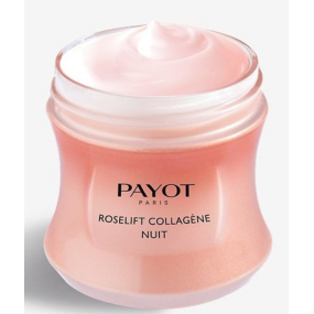 Payot Roselift Collagene Nuit tvarujúci nočný olejový krém pomáha spomaľovať účinky povoľovanie pleti 50 ml