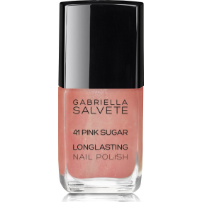 Gabriella salva Longlasting Enamel dlhotrvajúci lak na nechty s vysokým leskom 41 Pink Sugar 11 ml