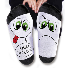 Nekupto Rodinné dárky s humorem Ponožky Jsem ta pravá, velikost 39-42 WZ 001