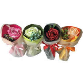 Idc Institute Kytica mydlových ruží v papierovej ružovej farbe 1 kus