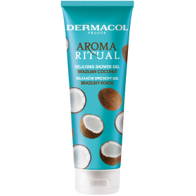 Dermacol Aroma Ritual Brazilian Coconut - Brazílsky kokos relaxačný sprchový gél 250 ml