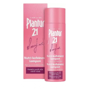 Plantur 21 Nutri-caffeine kofeínový šampón pre ženy, ktoré chcú mať dlhé vlasy 200 ml