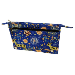Abella Toaletná kozmetická kabelka 30 x 20,5 x 5,5 cm, vzor modrá NA04