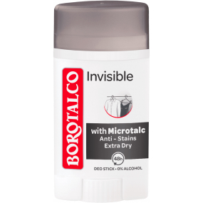 Borotalco Invisible antiperspirant dezodorant stick unisex 40 ml