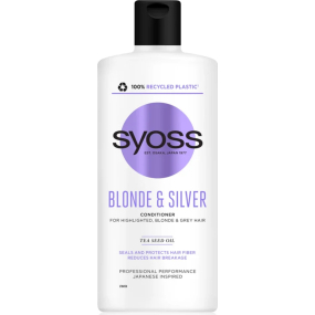 Syoss Blonde & Silver kondicionér na melír, blond a šedivé vlasy 440 ml