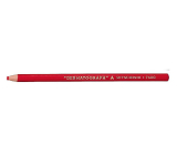 Uni Mitsubishi Dermatograph Priemyselná popisovacie ceruzka pre rôzne typy povrchov Červená 1 kus