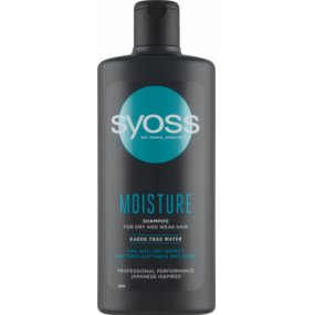 Syoss Moisture šampón pre suché a oslabené vlasy 440 ml