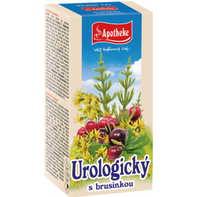 Apotheke Urologický s brusnicou bylinkový čaj prispieva k normálnej funkcii močových ciest 20 x 1,5 g