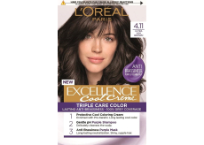 Loreal Paris Excellence Cool Creme farba na vlasy 4.11 Ultra popolavá hnedá