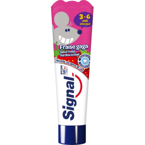 Signal Kids Strawberry 3-6 rokov zubná pasta pre deti 50 ml