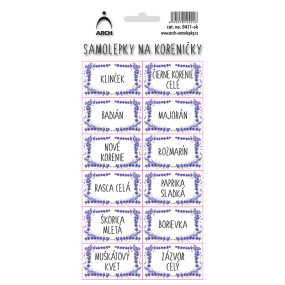 Arch Samolepky na koreničky Levanduľa - Klinček 11 x 23,5 cm 0411 SK