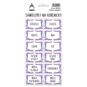 Arch Samolepky na koreničky Levanduľa - Šošovica 11 x 23,5 cm 0414 SK