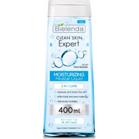 Bielenda Clean Skin Expert 3v1 hydratačný micelárna voda 400 ml