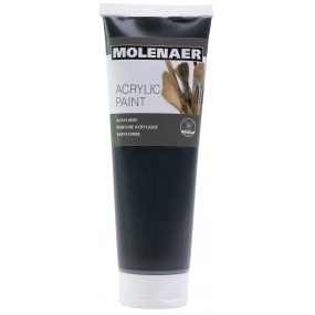 Creall Molenaer akrylová farba čierna 250 ml
