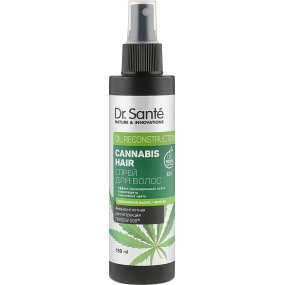 Dr. Santé Cannabis Hair vlasový sprej pre slabé a poškodené vlasy s konopným olejom 150 ml
